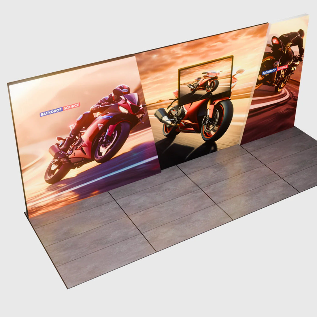 Illuminez votre exposition avec les panneaux SEG - 6 m x 3 m 