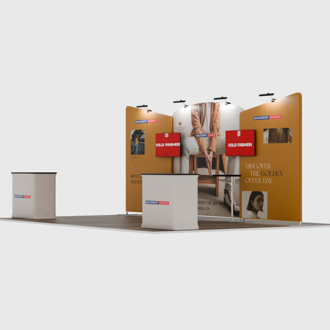 Présentoir portable 6,10 m x 3,05 m - Modèle 8 