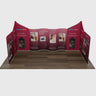 20x20 Magnetic Fabric Booth Wall with 10 Curved & Slope Panels