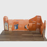 20x20 Magnetic Fabric Booth Wall with Mixed Curved & Angled Panels