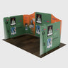 16.4x10 Magnetic Fabric Booth Wall with 9 Panels