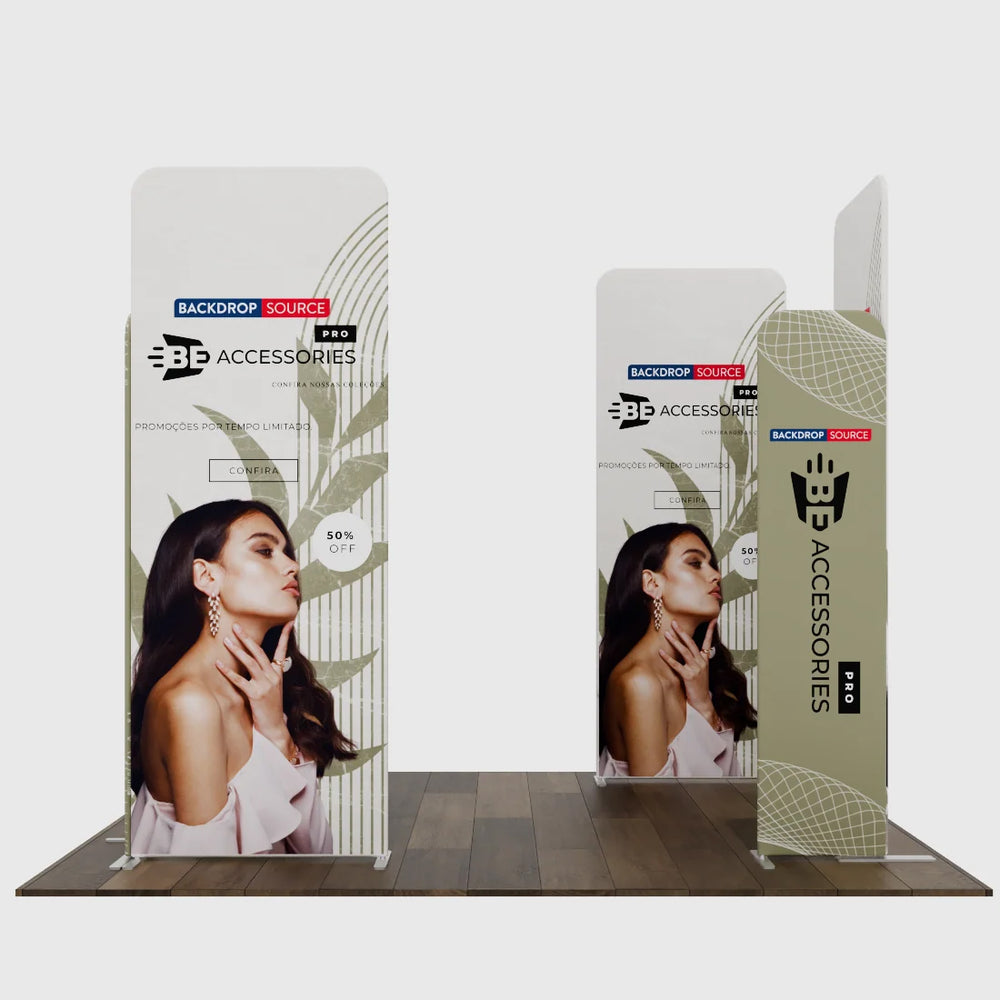 Magnetic Fabric Booth Display - Model 4 (10 x 10ft)