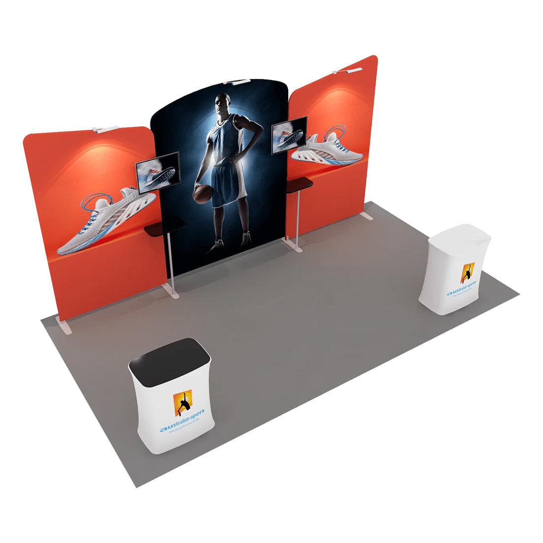 Présentoir portable 6,10 m x 3,05 m - Modèle 8 