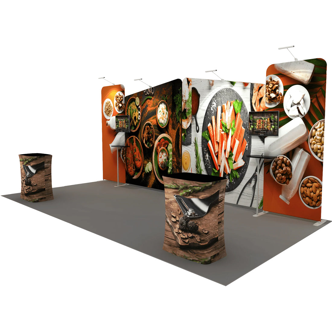 Présentoir portable 6 m x 3 m - Modèle 1 
