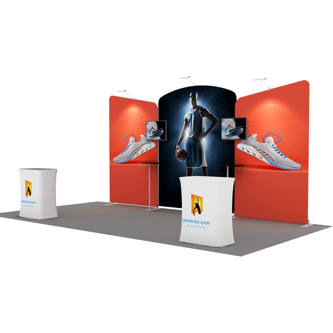 Présentoir portable 6,10 m x 3,05 m - Modèle 8 