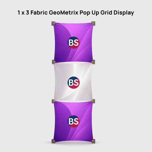 1 x 3 - Affichage escamotable GeoMetrix Grid 