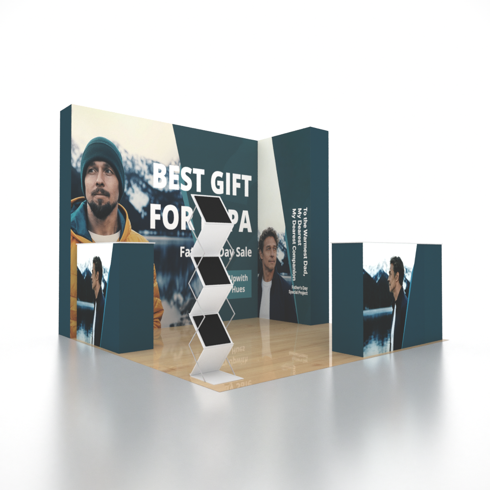 Portable Exhibit Display 10ft x 10ft - Model 42