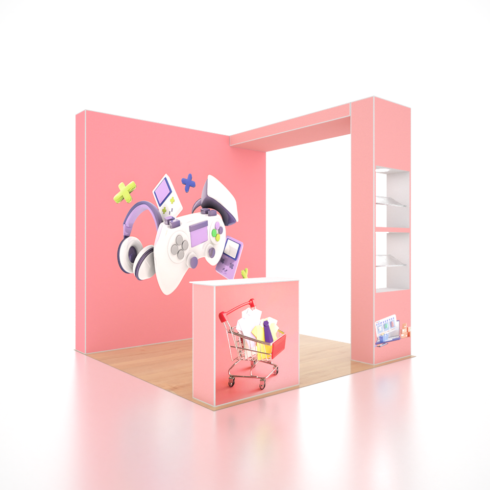 SEG Pro Popup Booth – Model 2(10ft x 10ft)