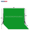 20ft W x 20ft H Chroma Key Green Screen Backdrop With Stand