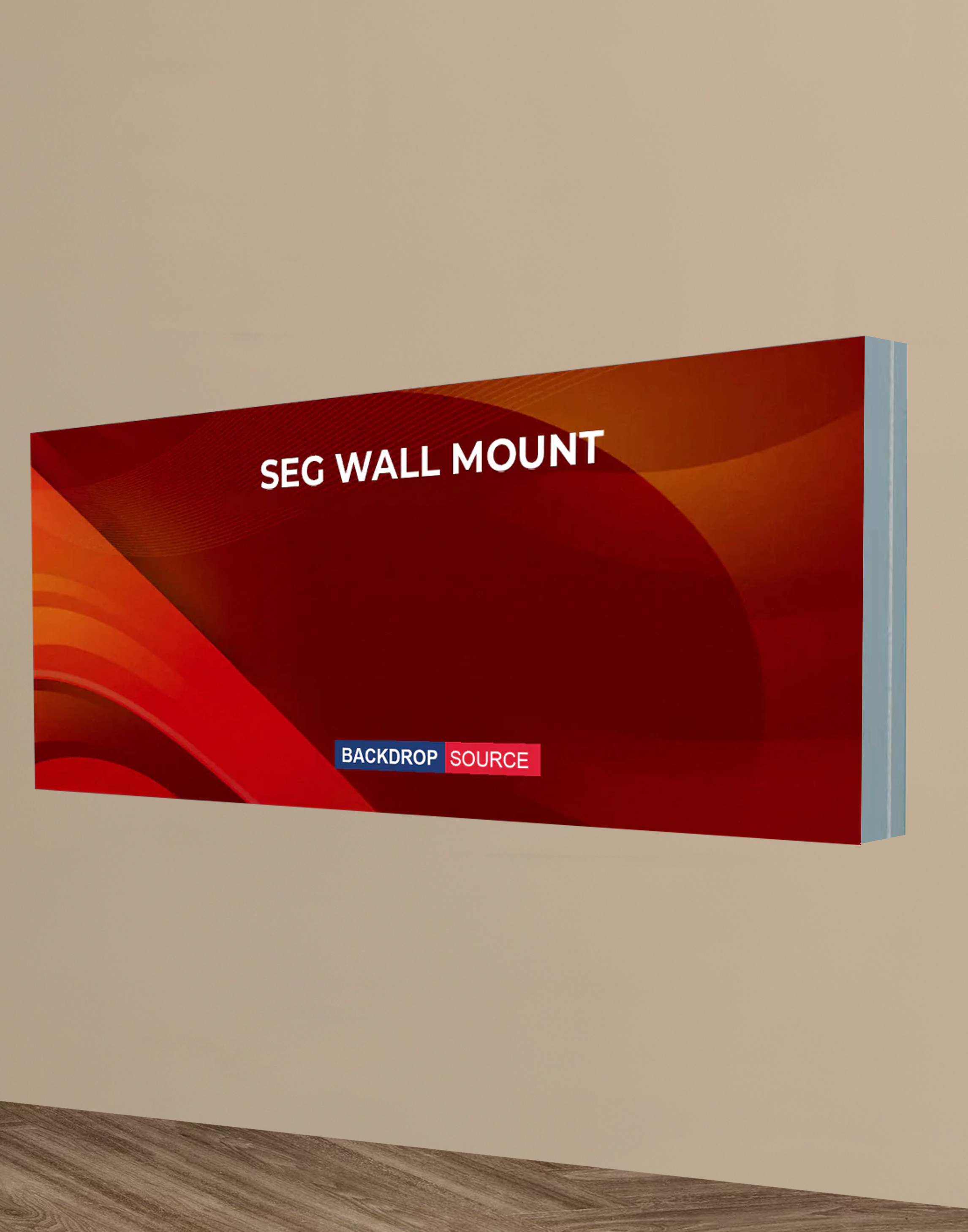 Wall-Mounted SEG Fabric Display – 3.15" & 4.7" Depth