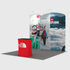 Présentoir portable 3 m x 3 m - Modèle 2 