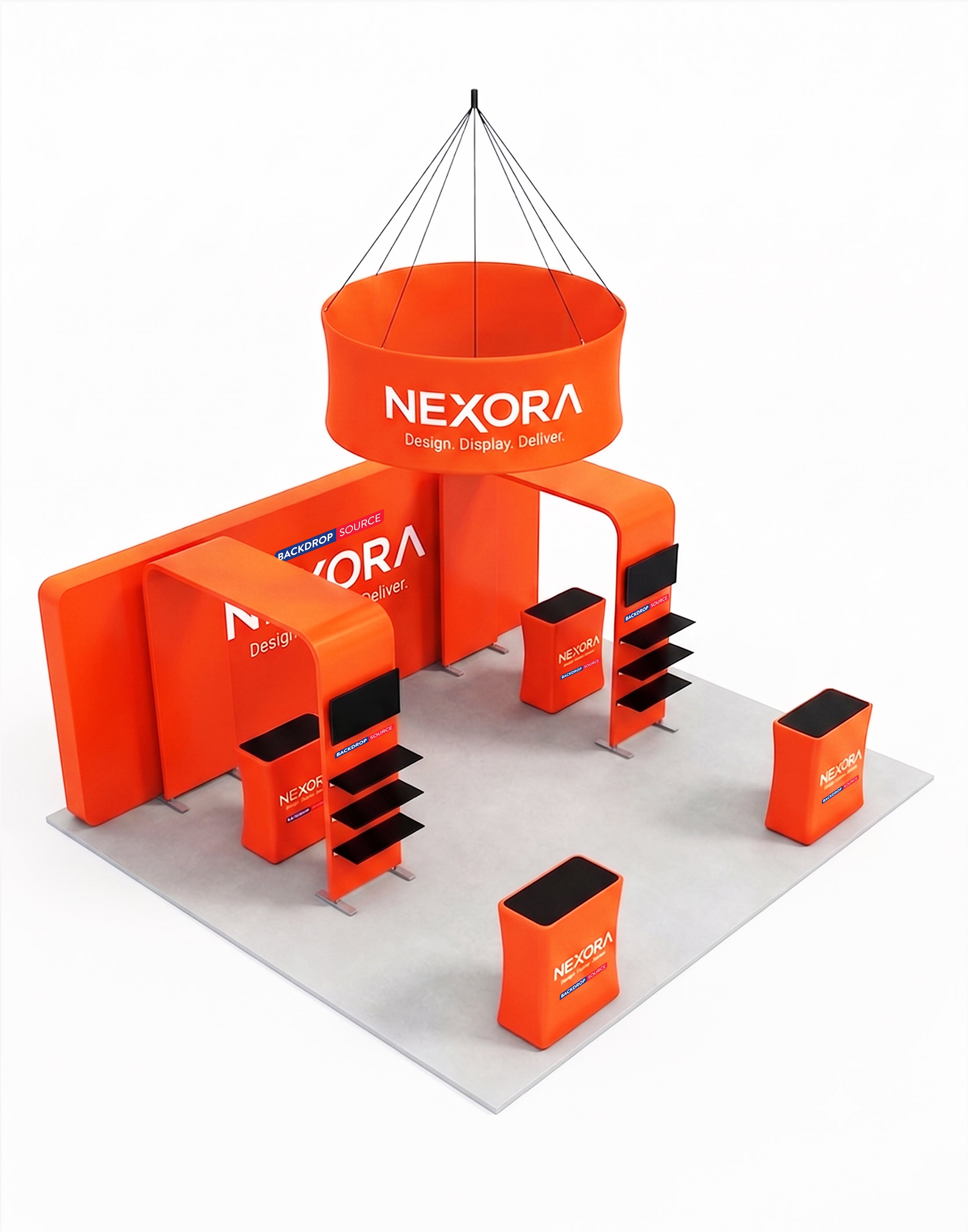 Modular Booth Kits 20ft x 20ft - Model 09
