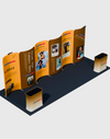 Portable Exhibit Display 10ft x 20ft - Model 17