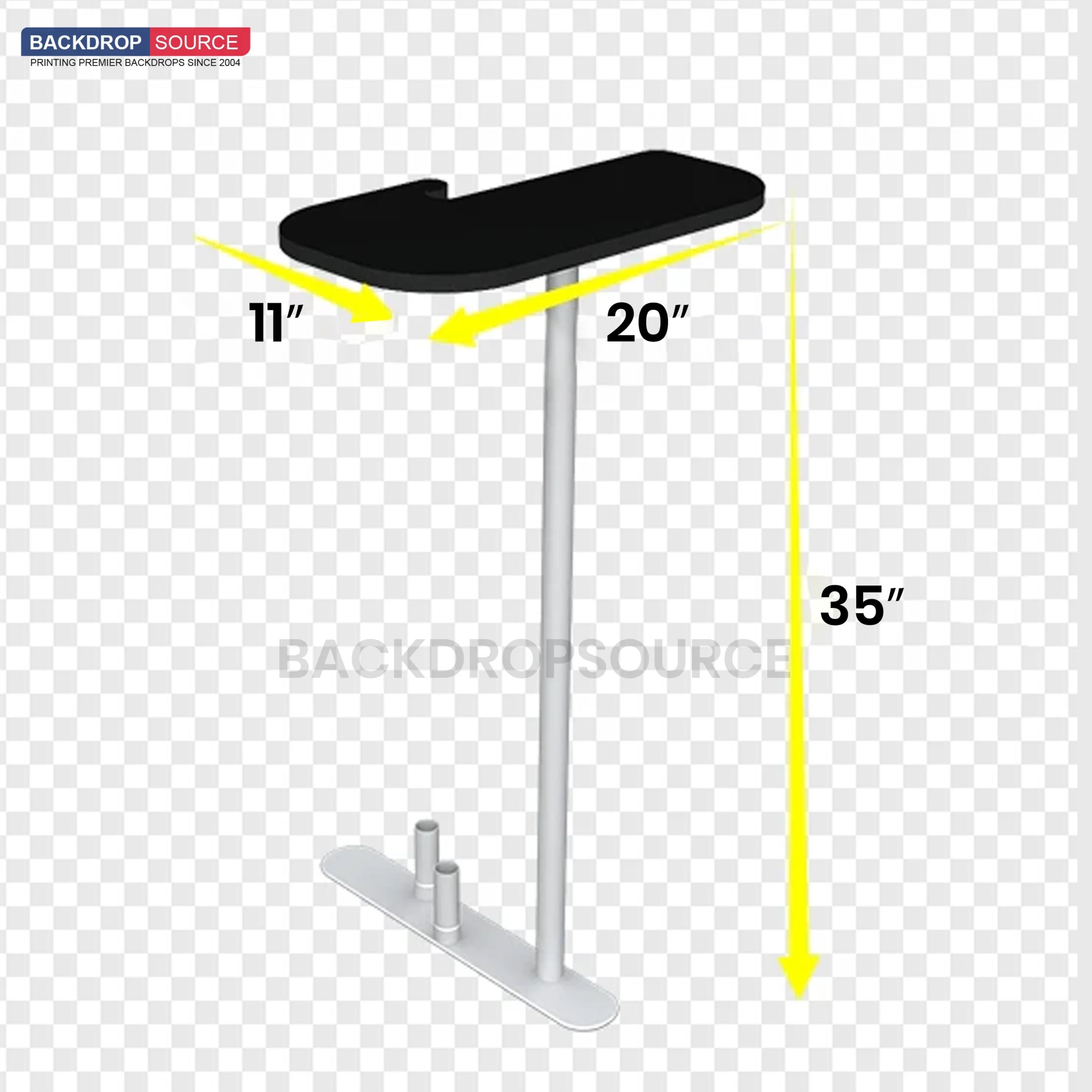 Présentoir portable 3 m x 3 m - Modèle 2 
