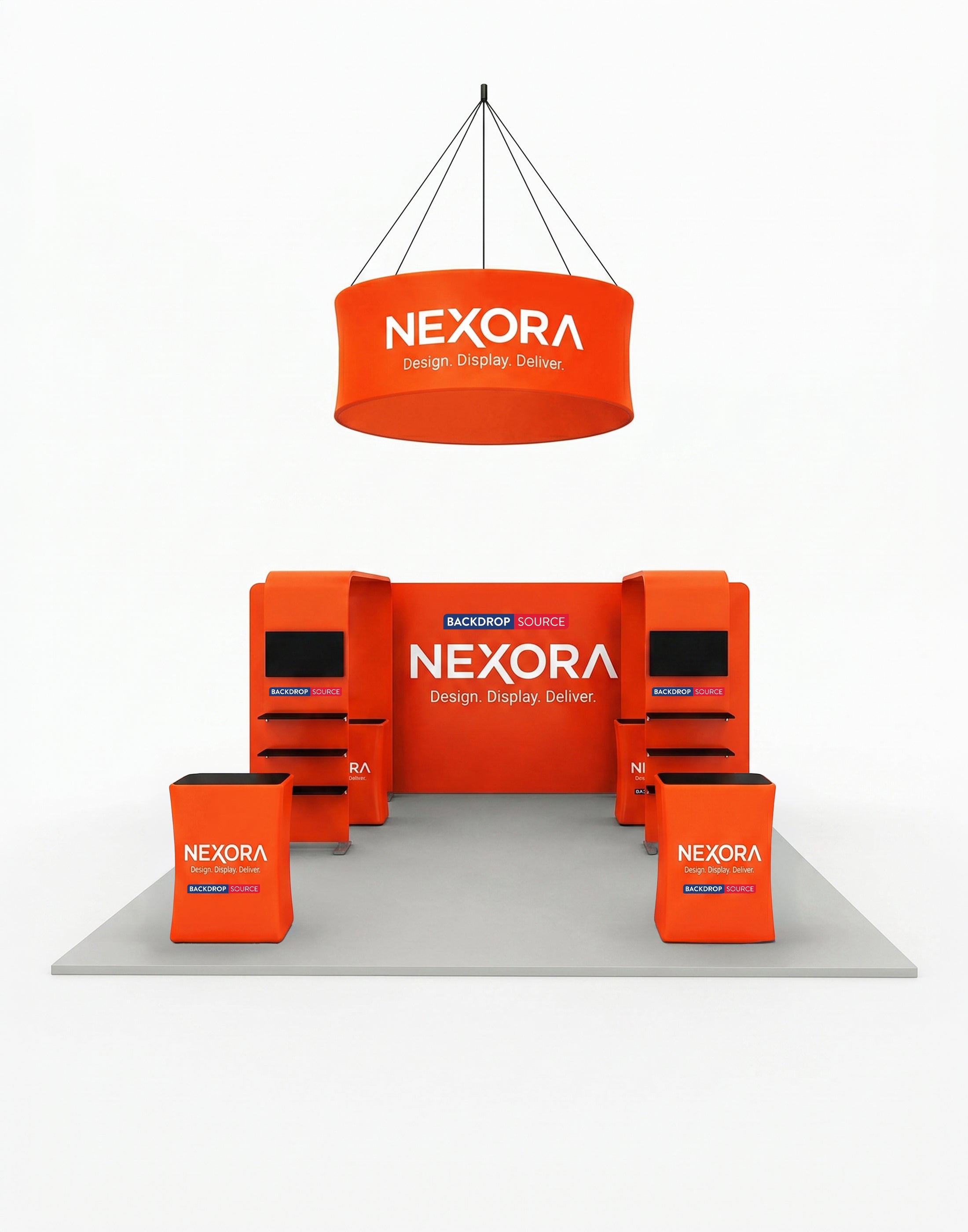 Modular Booth Kits 20ft x 20ft - Model 09