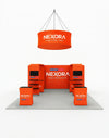 Modular Booth Kits 20ft x 20ft - Model 09