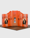 Magnetic Fabric Booth Display - Model 4 (16.4 x 16.4ft)