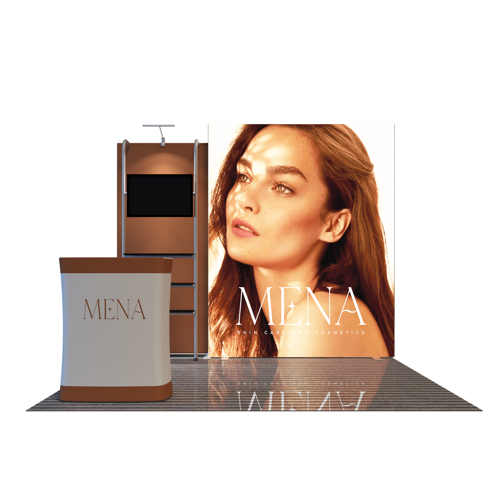 Premier 10x10 Exhibition Booth - Model 2