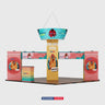 30x20 Cubic Tower Booth Kit with Hanging Banner & 2 Counters