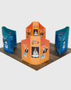 Magnetic Fabric Booth Display - Model 5 (20 x 20ft)