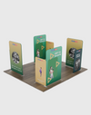 Magnetic Fabric Booth Display - Model 4 (20 x 20ft)