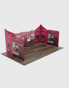 Magnetic Fabric Booth Display - Model 2 (20 x 20ft)