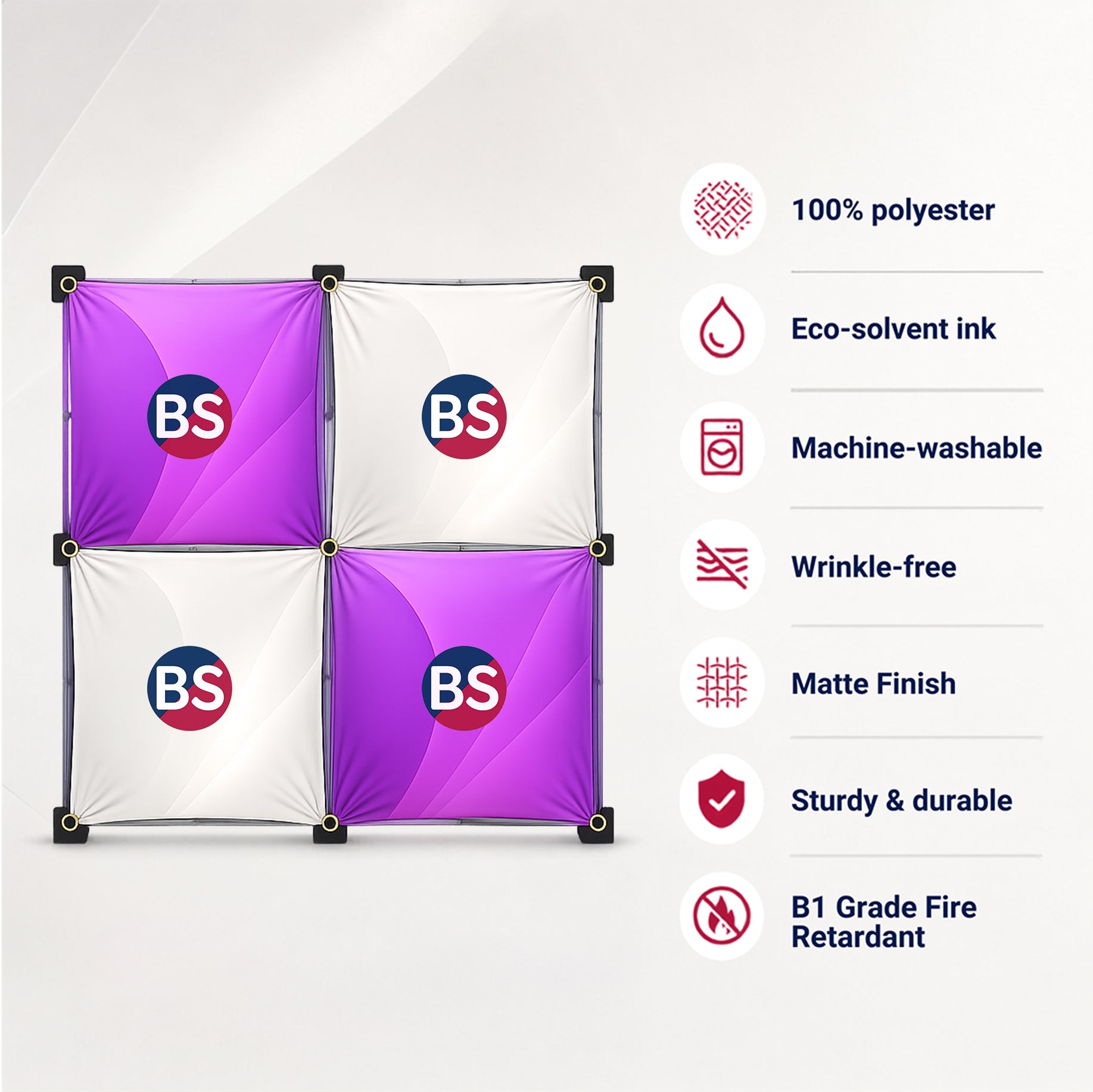 Affichage escamotable GeoMetrix Grid Display 2 x 2