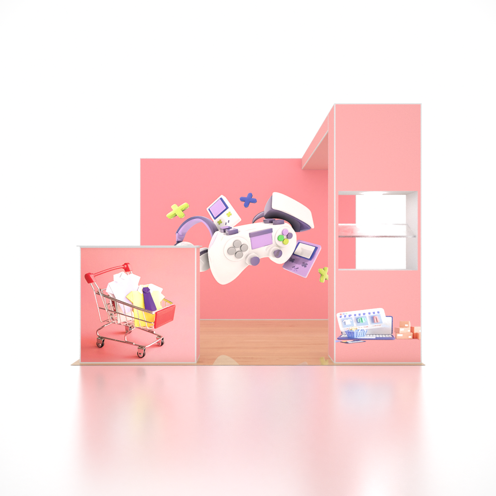 SEG Pro Popup Booth – Model 3(10ft x 10ft)