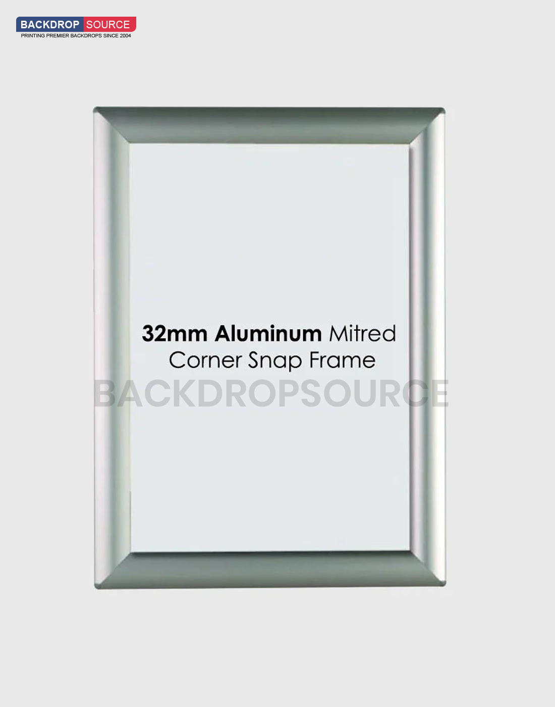 Cadre à pression en aluminium de 32 mm