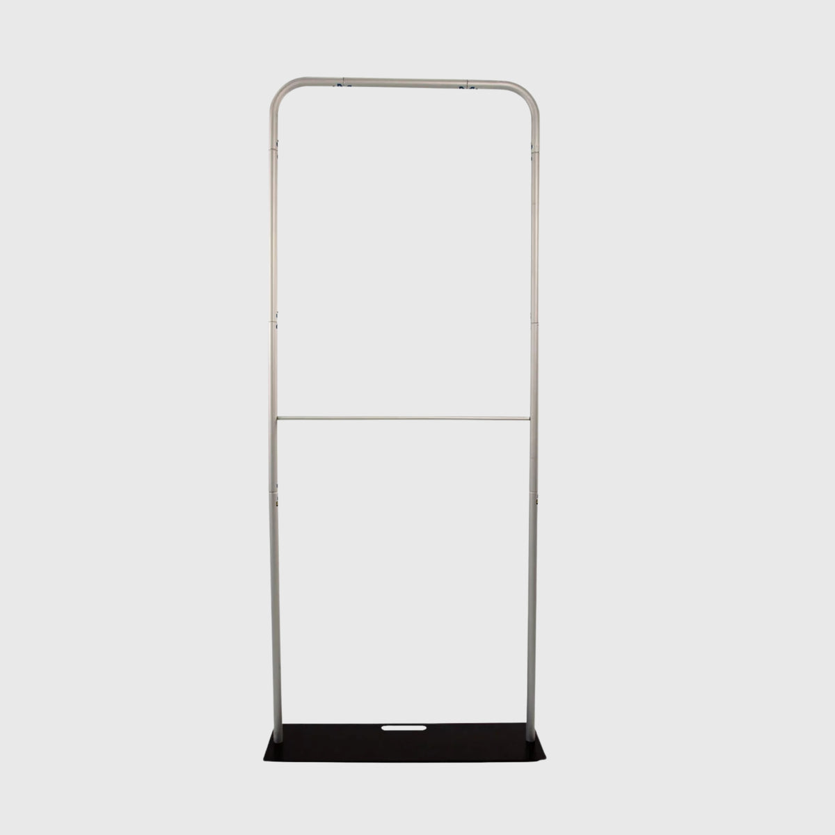 10x10 Booth Kit with Curved Wall, TV Shelf Tower & Banner