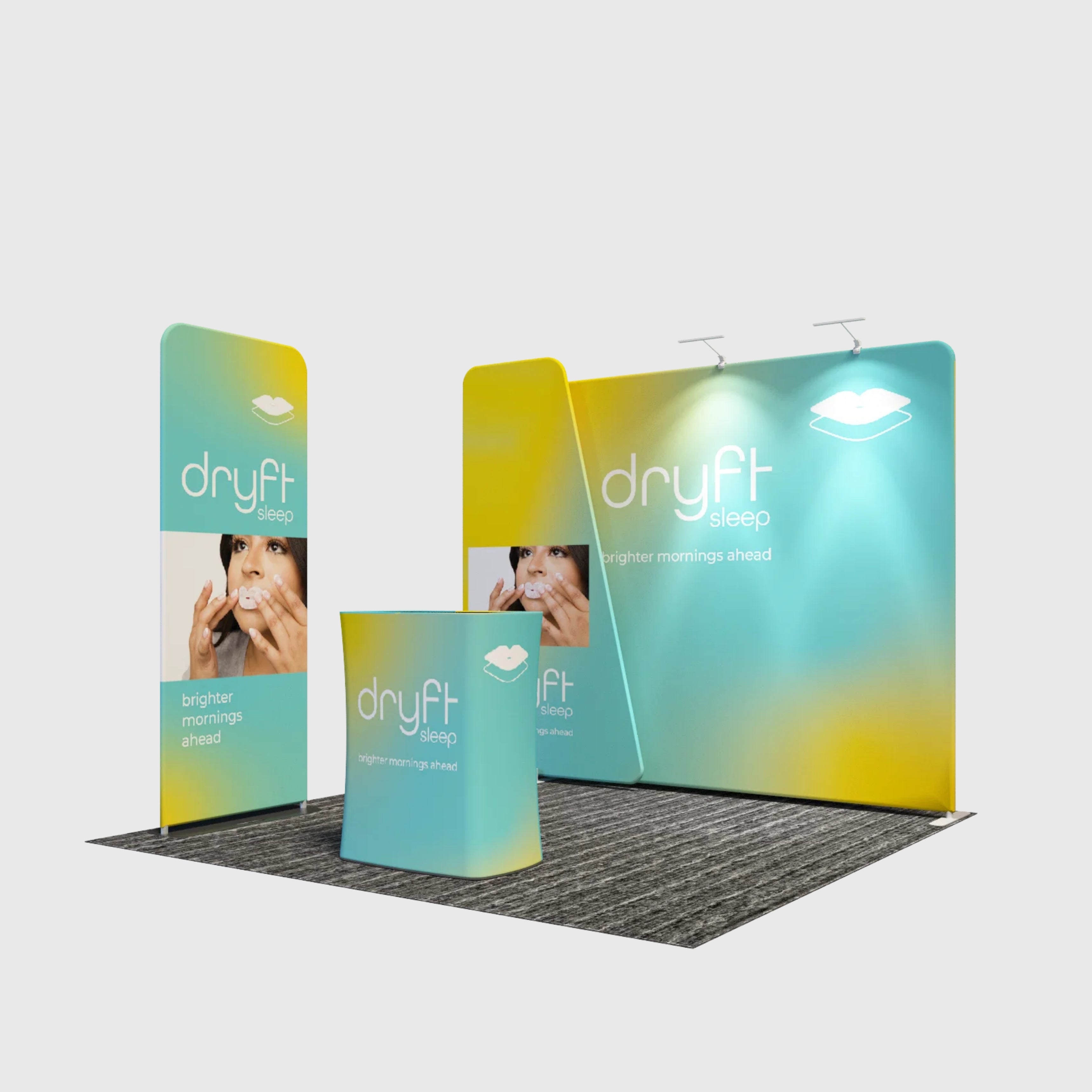 Présentoir portable 3 m x 3 m - Modèle 24 