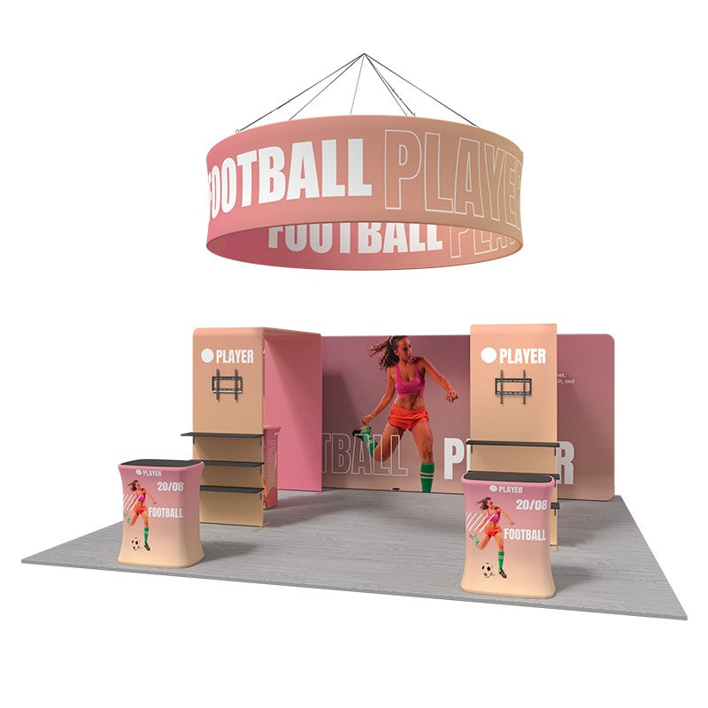 Modular Booth Kits 20ft x 20ft - Model 09