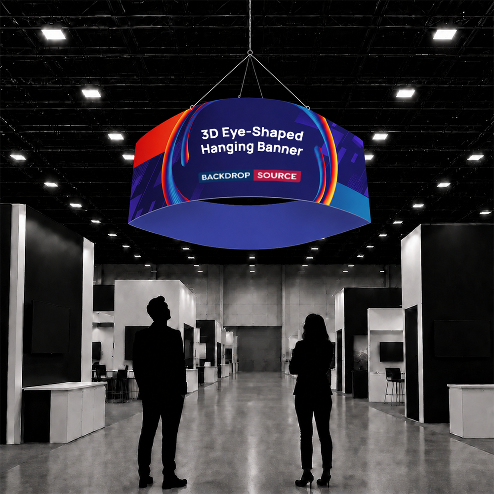 3D Eye-Shaped Hanging Banner