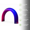 Arche en tissu tendu à prisme triangulaire 3D 