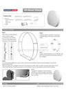 3D Moon-Shaped Tension Fabric Display