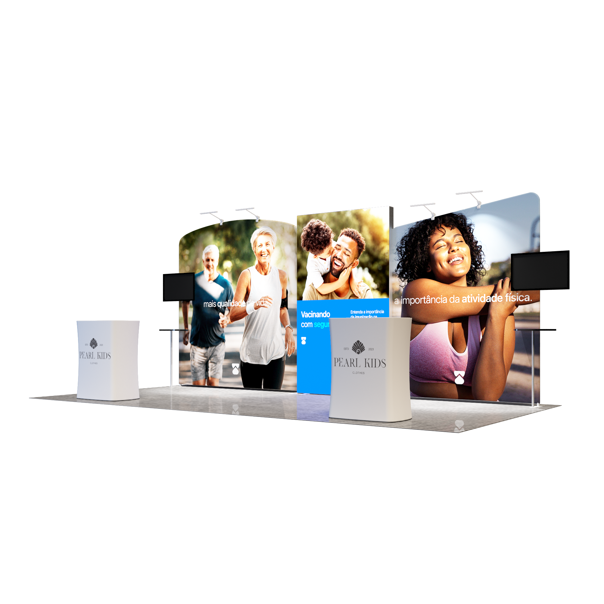 10x20 Modular Exhibition Display Kit – Model 3