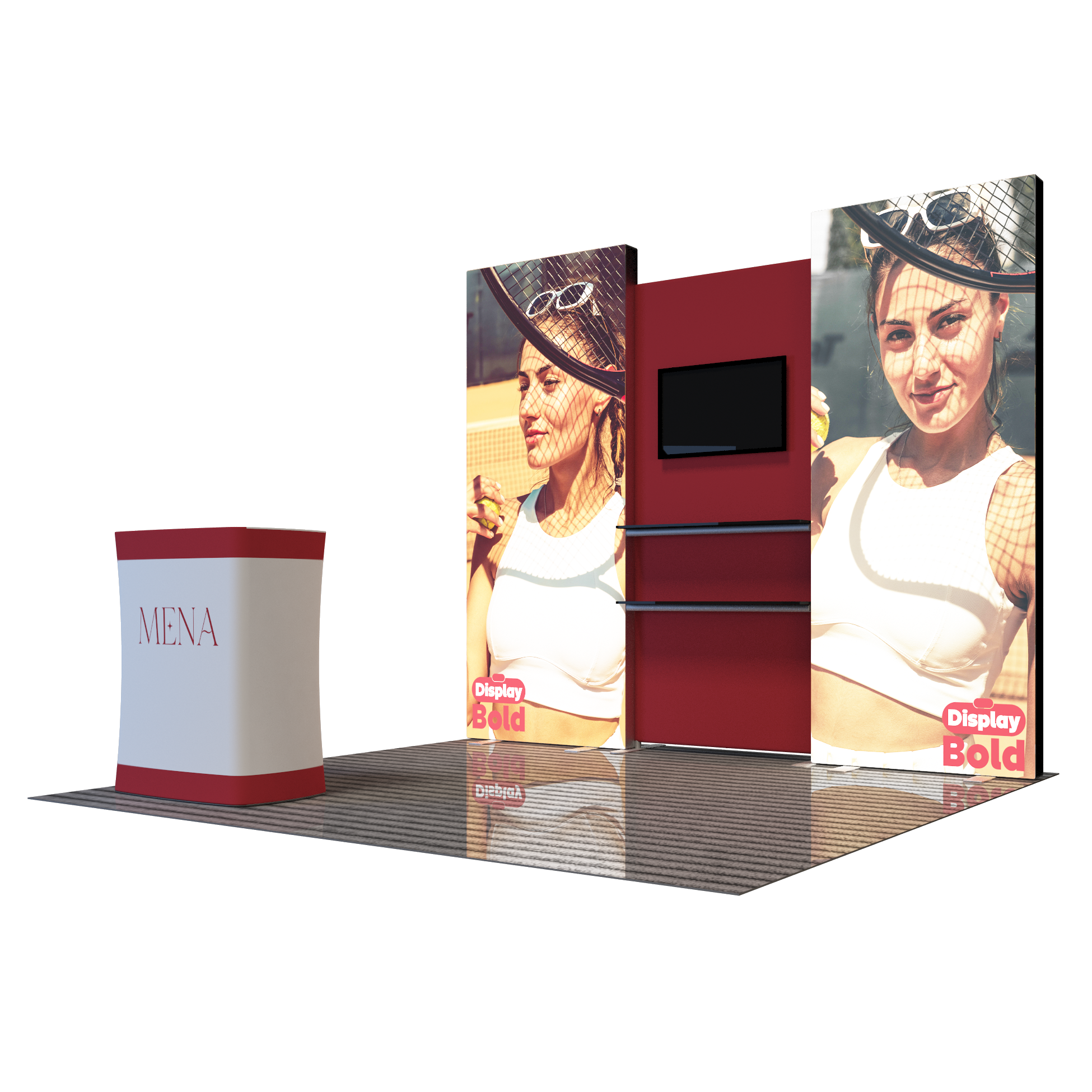 Premier 10x10 Exhibition Booth - Model 7