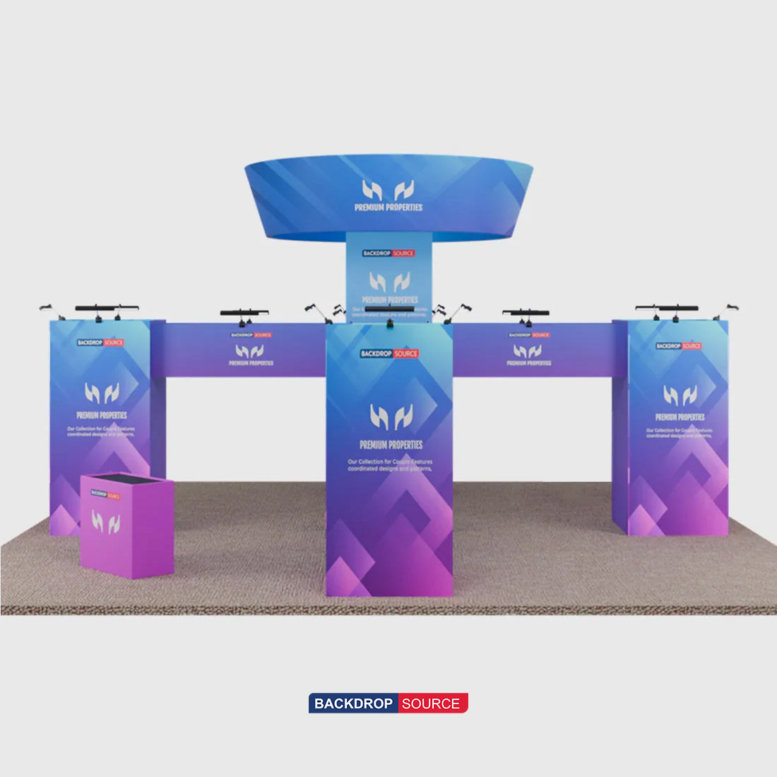 Modular Booth Kits 30ft x 30ft - Model 1