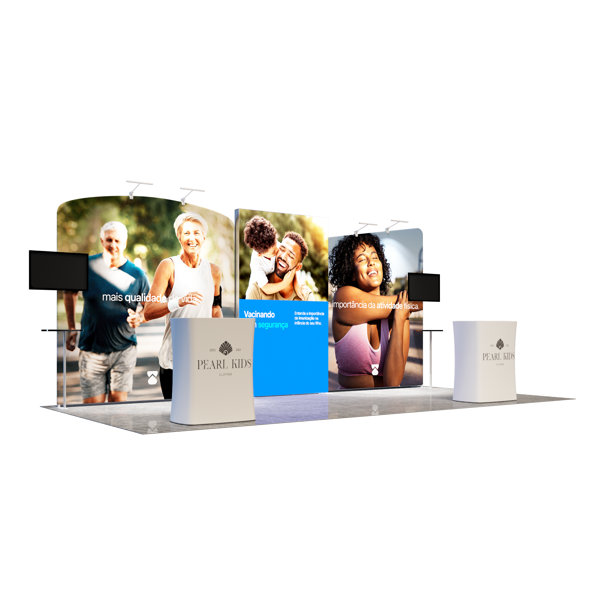 10x20 Modular Exhibition Display Kit – Model 3