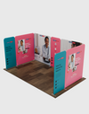 Magnetic Fabric Booth Display - Model 1 (16.4 x 10ft)