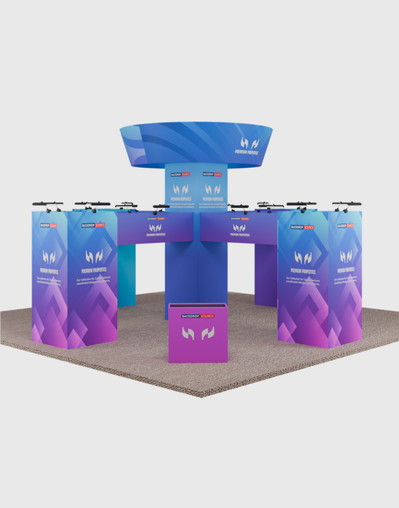 Modular Booth Kits 30ft x 30ft - Model 1