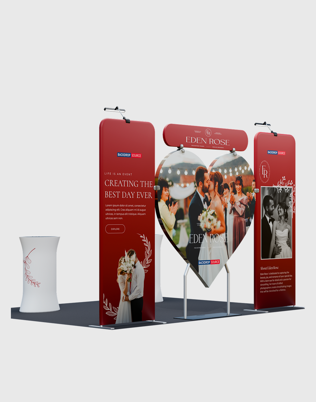 Portable Exhibit Display 10ft x 10ft - Model 38