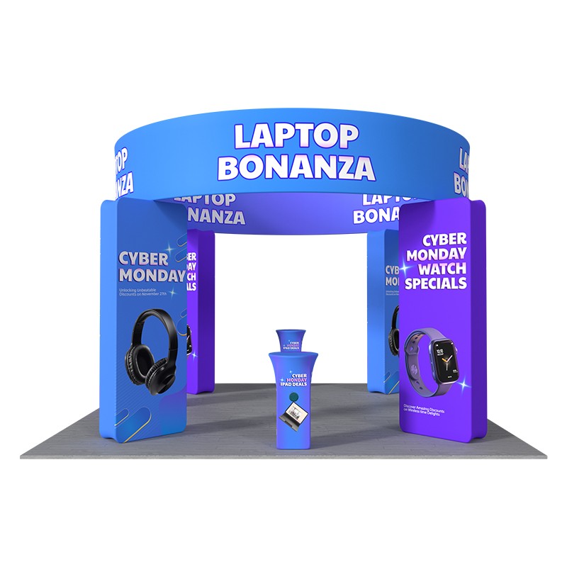 Modular Booth Kits 20ft x 20ft - Model 22
