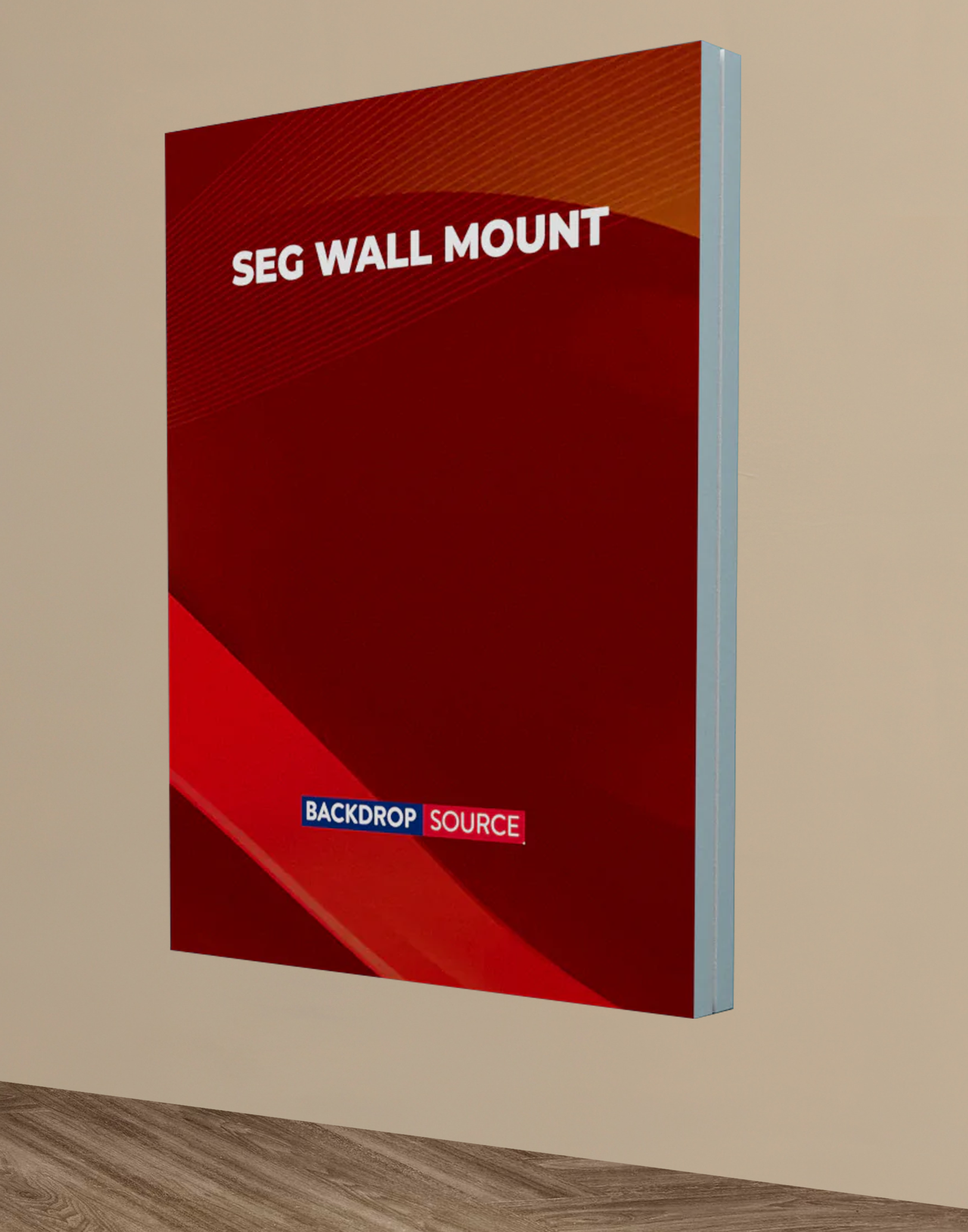 Wall-Mounted SEG Fabric Display – 3.15" & 4.7" Depth