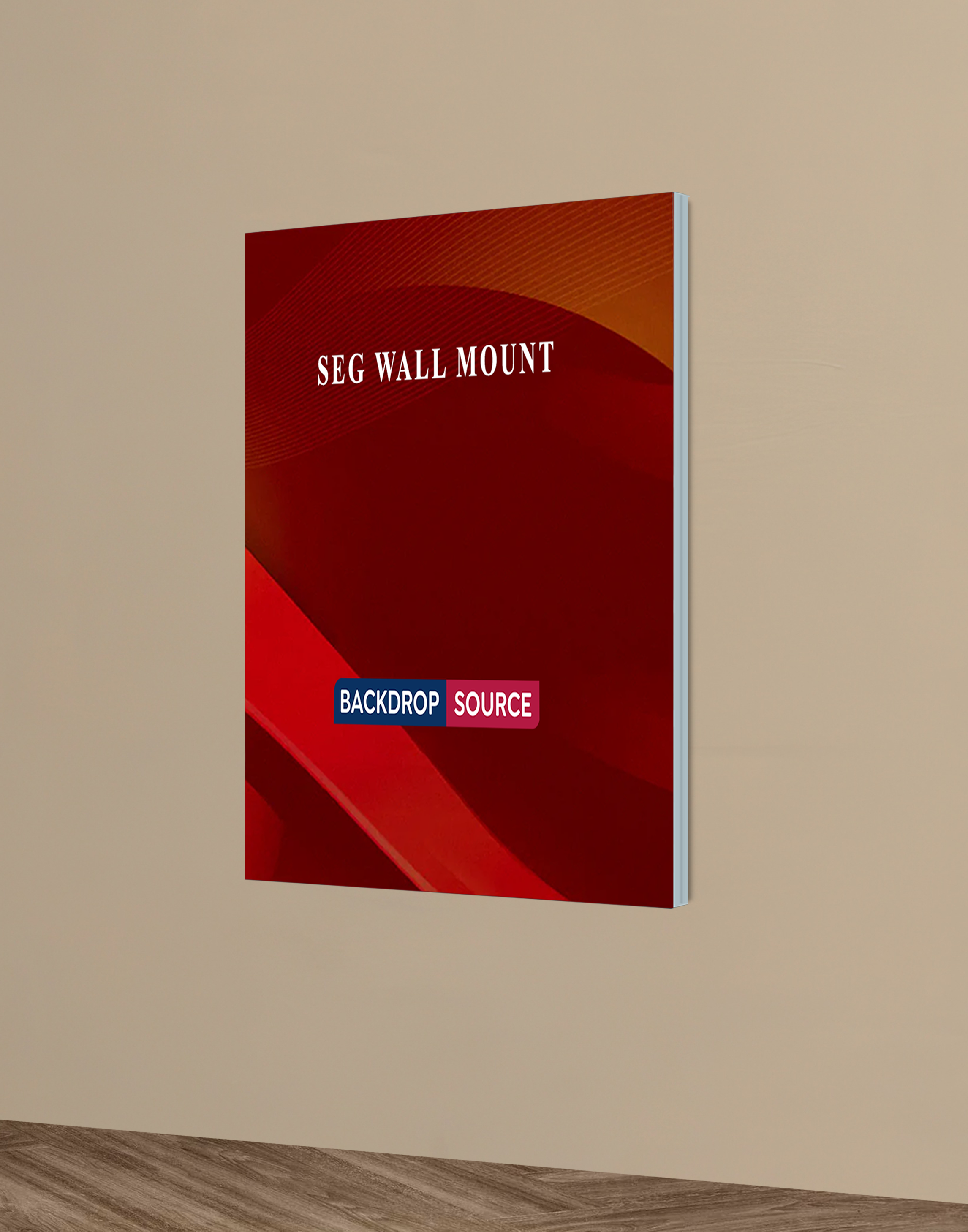 Wall-Mounted SEG Fabric Display – 1.5" Depth