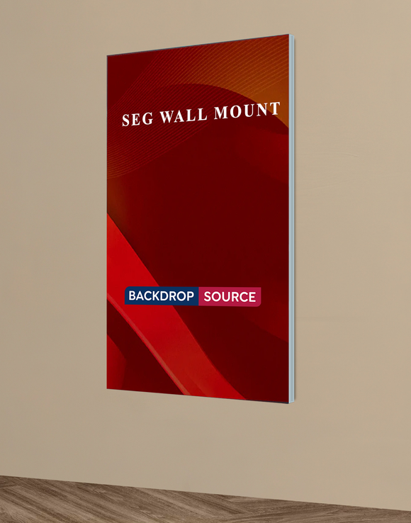 Wall-Mounted SEG Fabric Display – 1.5