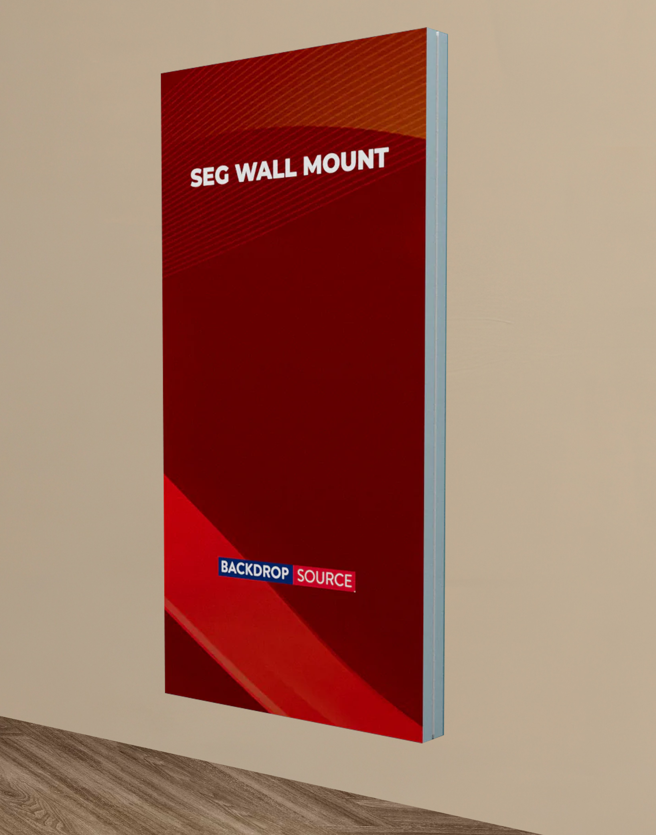 Wall-Mounted SEG Fabric Display – 3.15" & 4.7" Depth