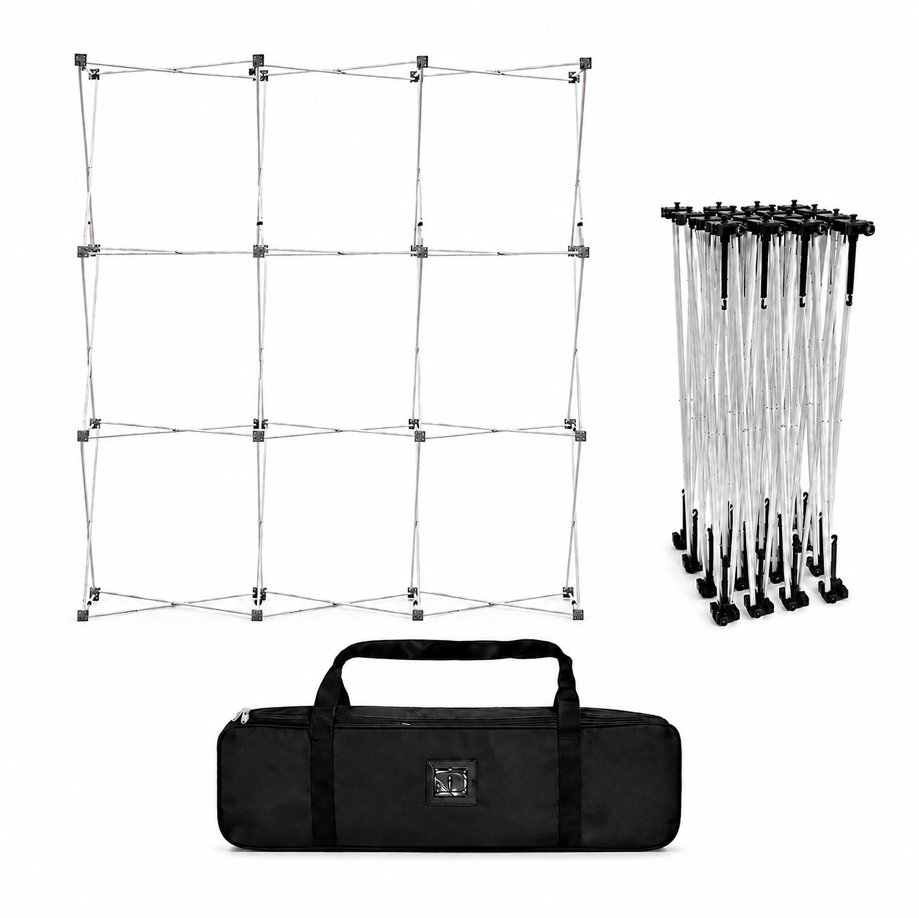 Affichage 3 x 3 - Grille GeoMetrix escamotable 