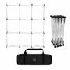 Affichage 3 x 3 - Grille GeoMetrix escamotable 