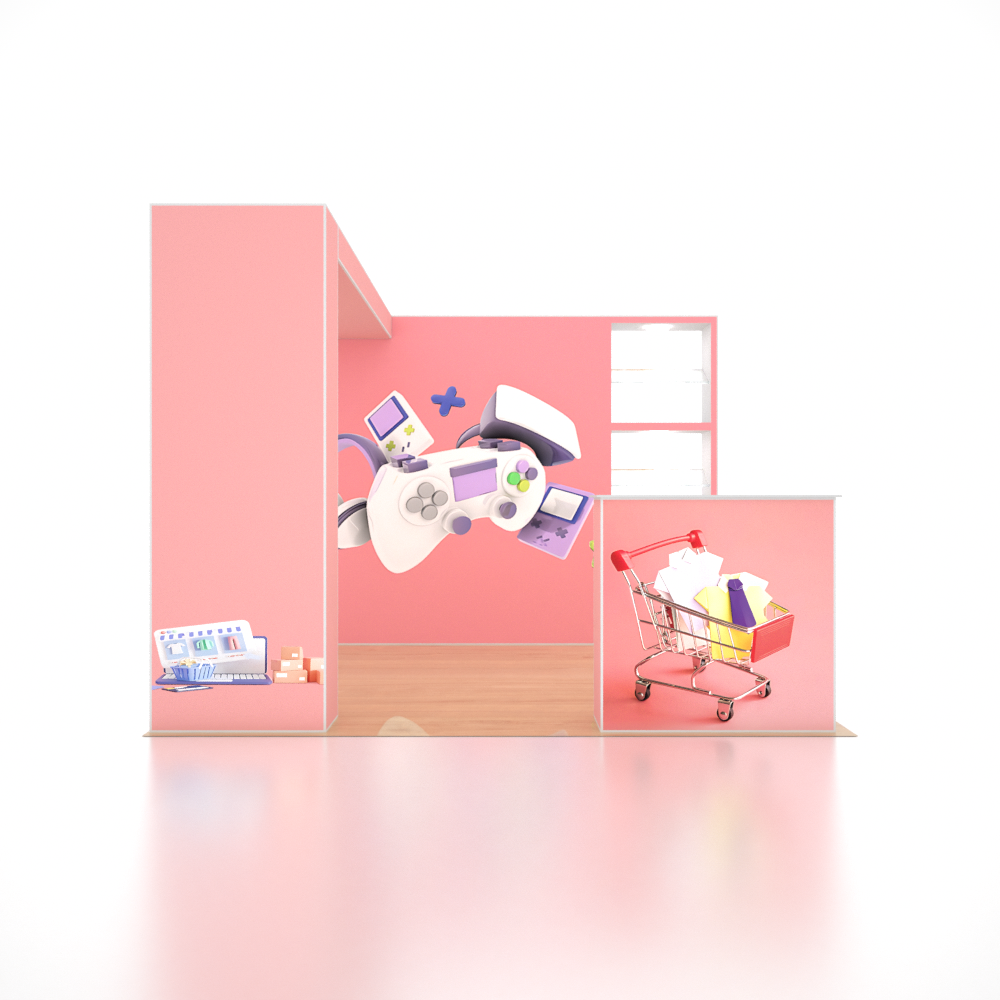 SEG Pro Popup Booth – Model 4(10ft x 10ft)